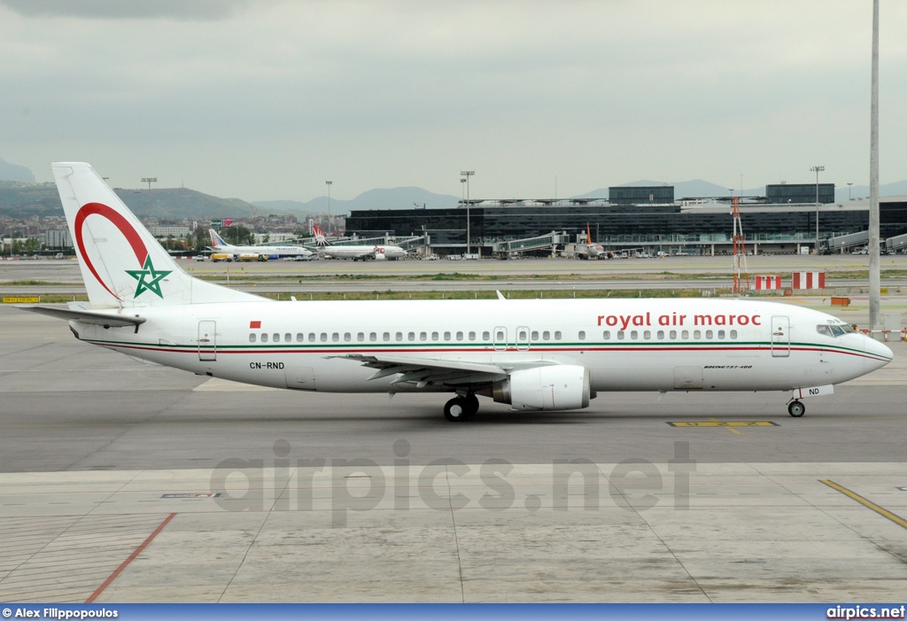 CN-RND, Boeing 737-400, Royal Air Maroc