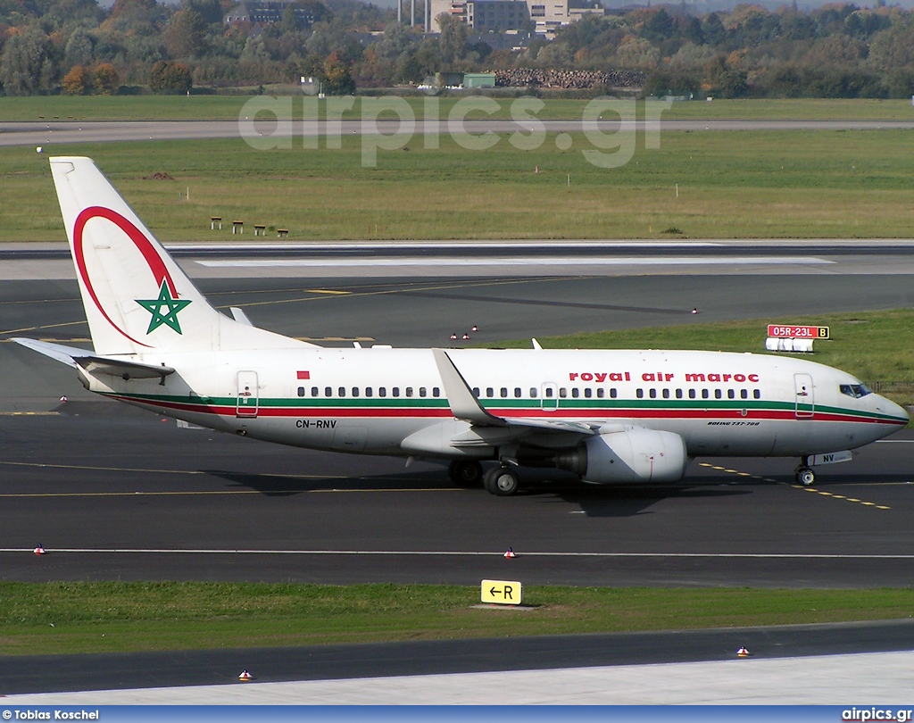 CN-RNV, Boeing 737-700, Royal Air Maroc