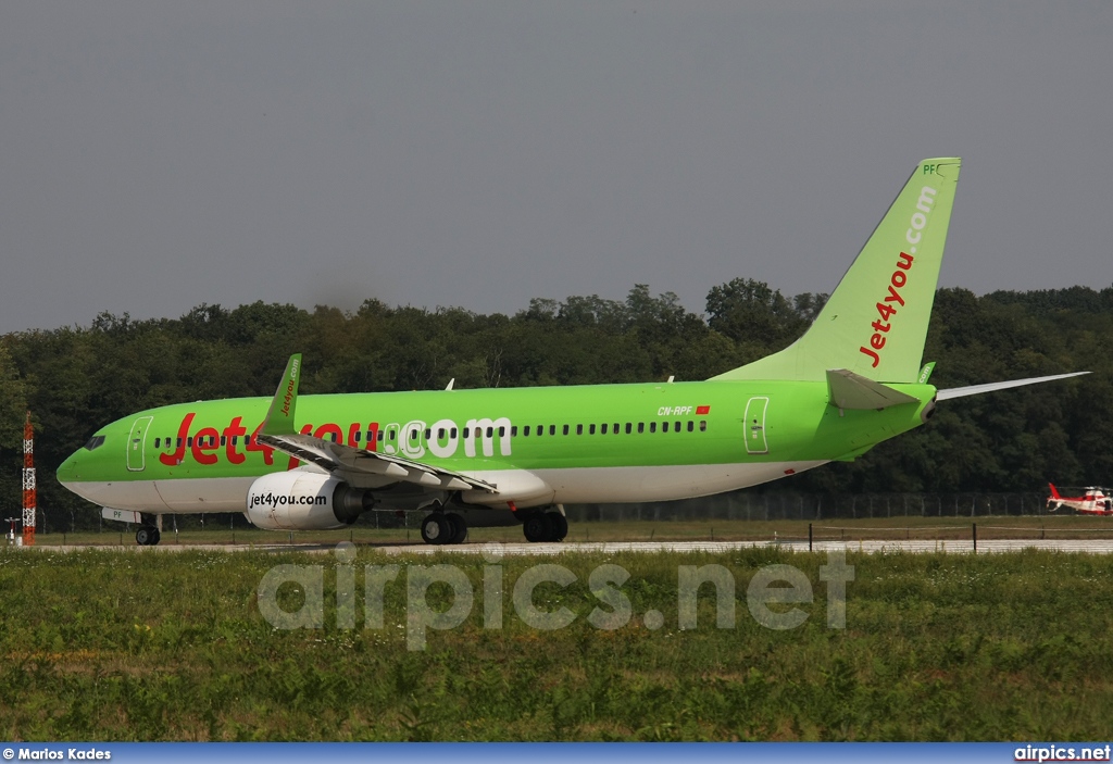 CN-RPF, Boeing 737-800, Jet4you.com