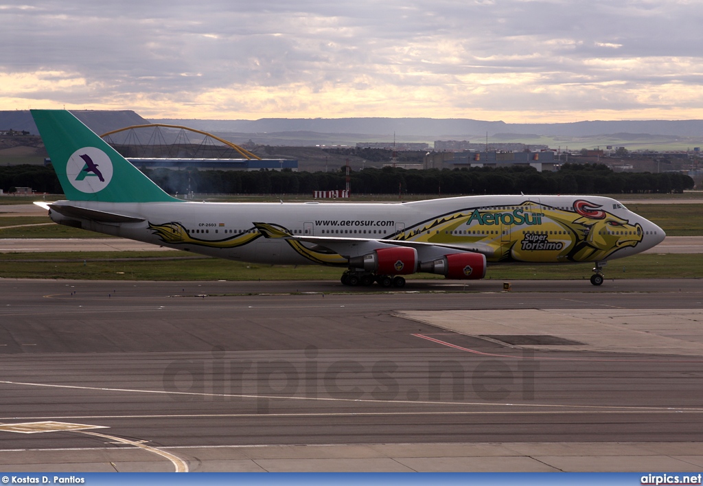 CP-2603, Boeing 747-400, AeroSur