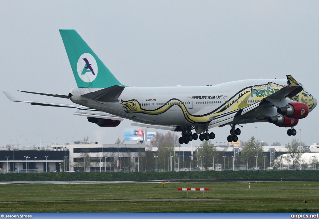 CP-2603, Boeing 747-400, AeroSur