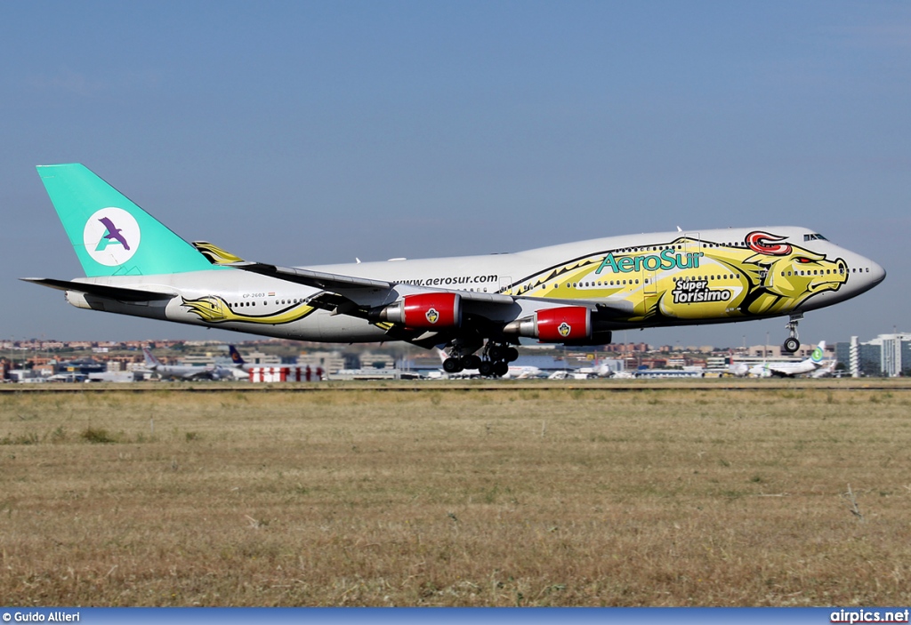 CP-2603, Boeing 747-400, AeroSur