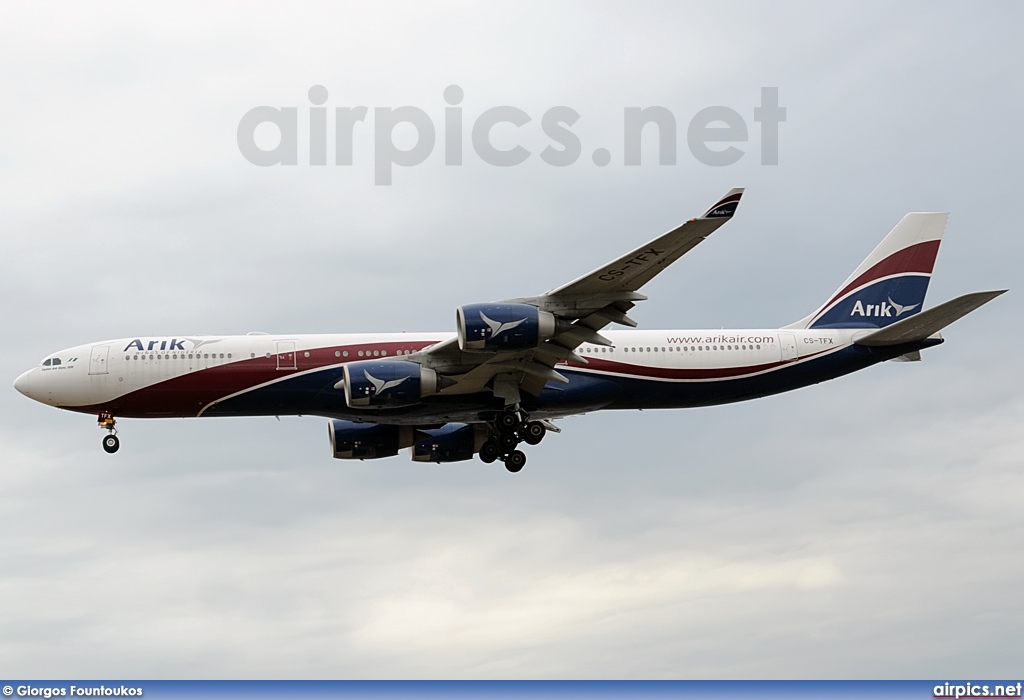 CS-TFX, Airbus A340-500, Arik