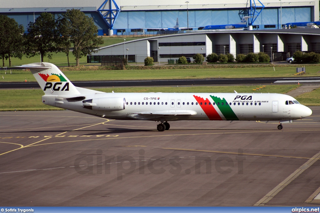 CS-TPE, Fokker F100, PGA-Portugalia Airlines