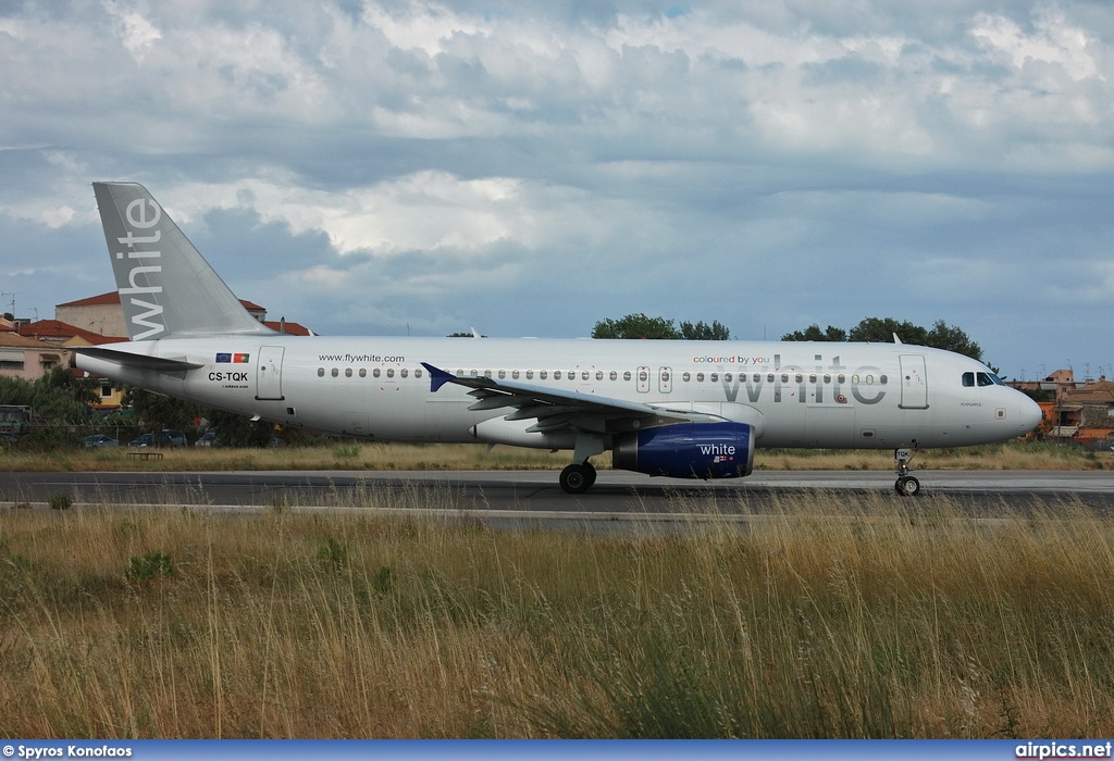 CS-TQK, Airbus A320-200, White Airways