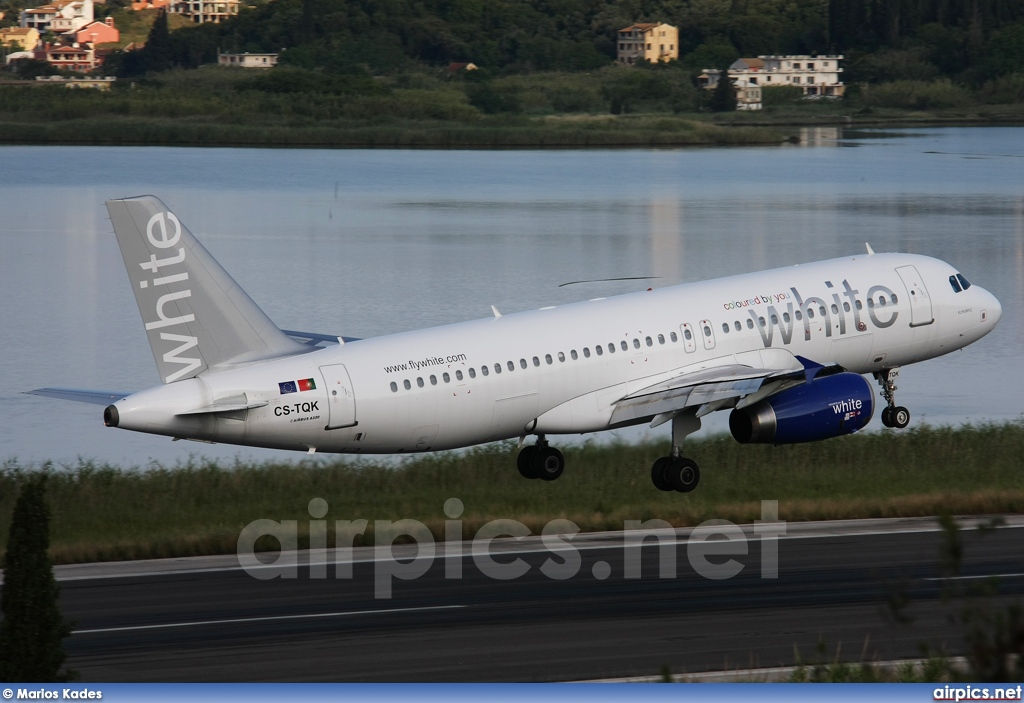 CS-TQK, Airbus A320-200, White Airways