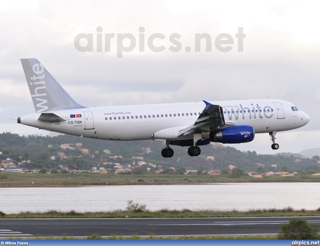 CS-TQK, Airbus A320-200, White Airways