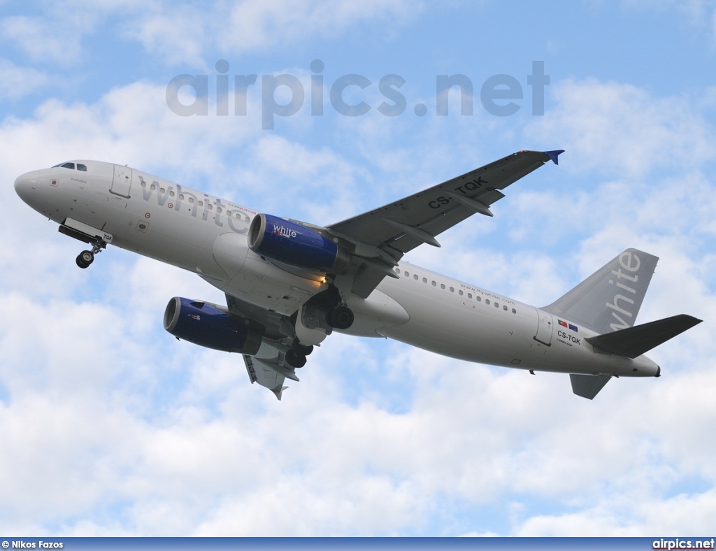 CS-TQK, Airbus A320-200, White Airways