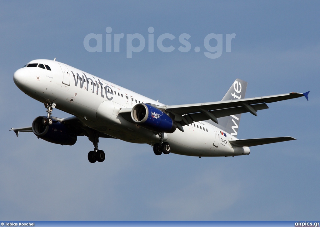 CS-TQK, Airbus A320-200, White Airways