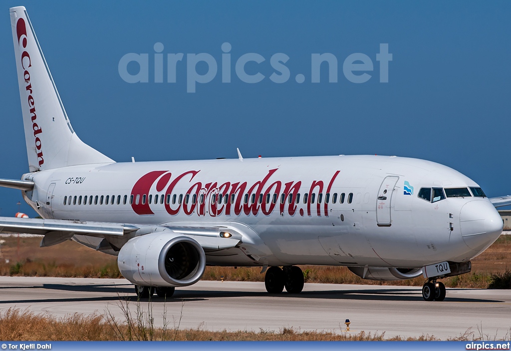 CS-TQU, Boeing 737-800, Corendon Dutch Airlines