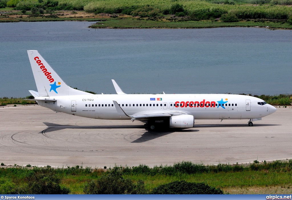 CS-TQU, Boeing 737-800, Corendon Dutch Airlines