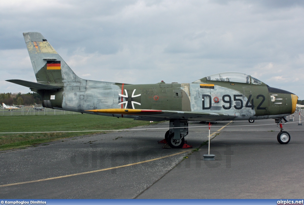 D-9542, Canadair CL-13 Sabre Mk.6, German Air Force - Luftwaffe