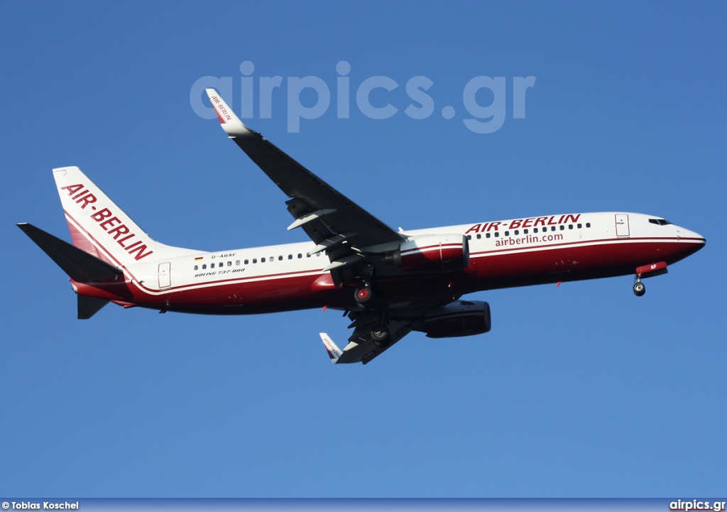 D-ABAF, Boeing 737-800, Air Berlin