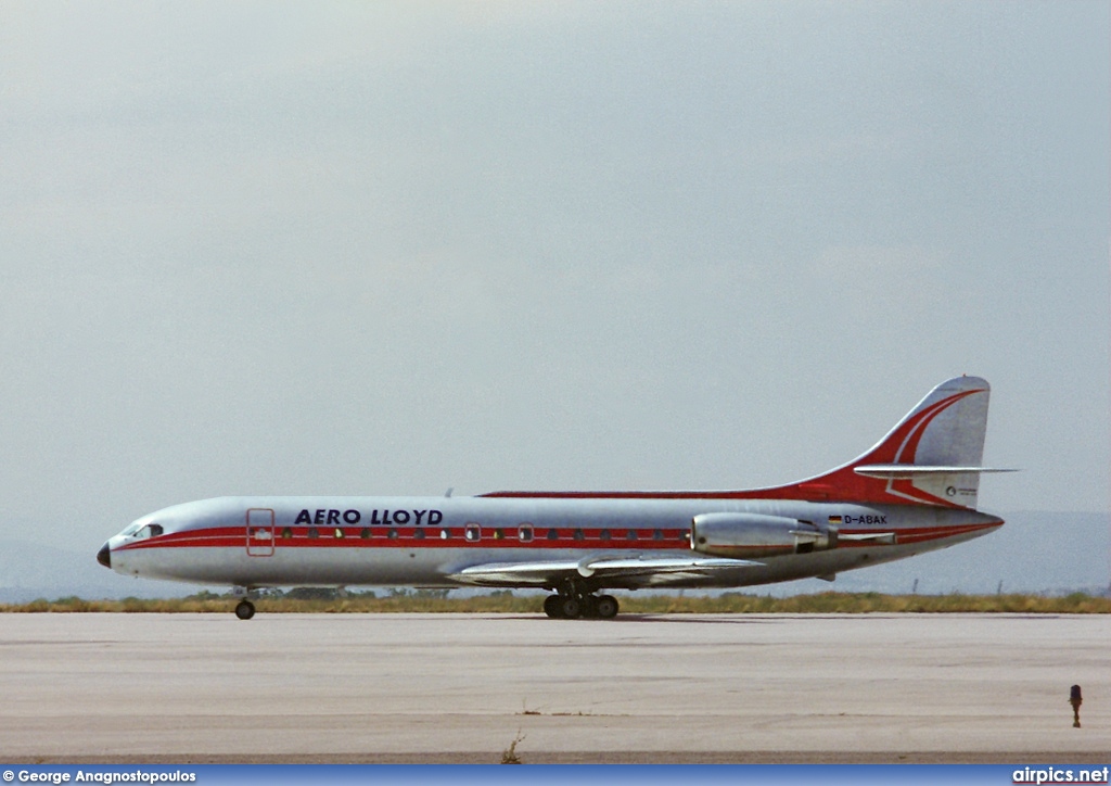 D-ABAK, Sud Aviation SE-210-Caravelle 10R , Aero Lloyd