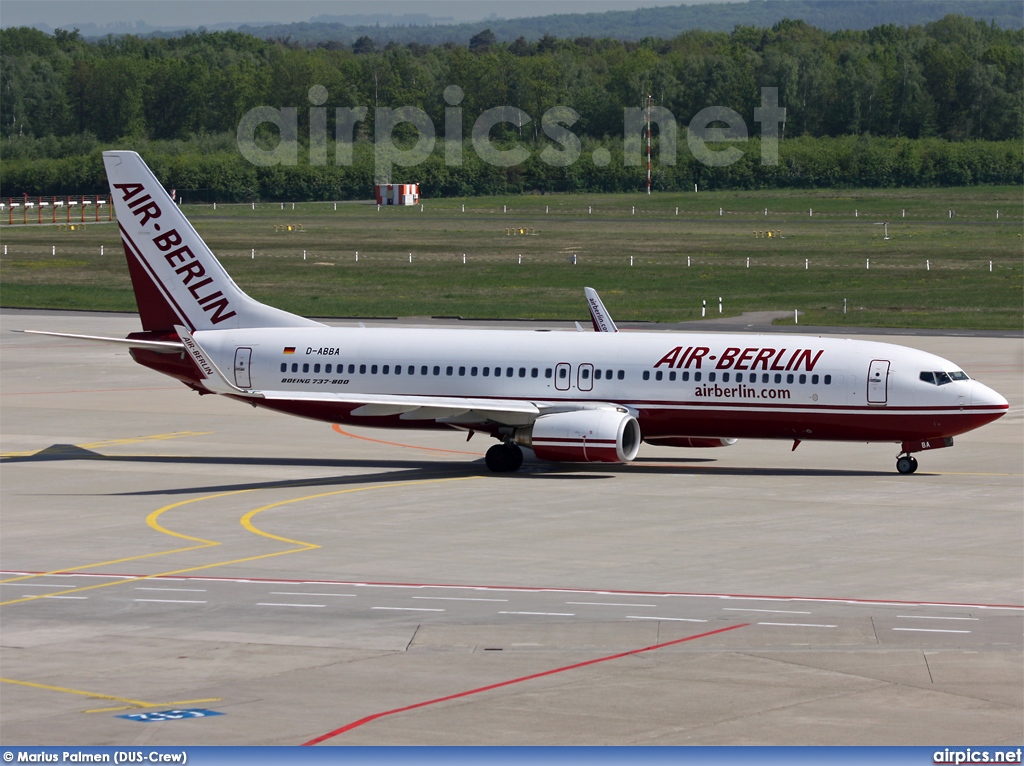 D-ABBA, Boeing 737-800, Air Berlin