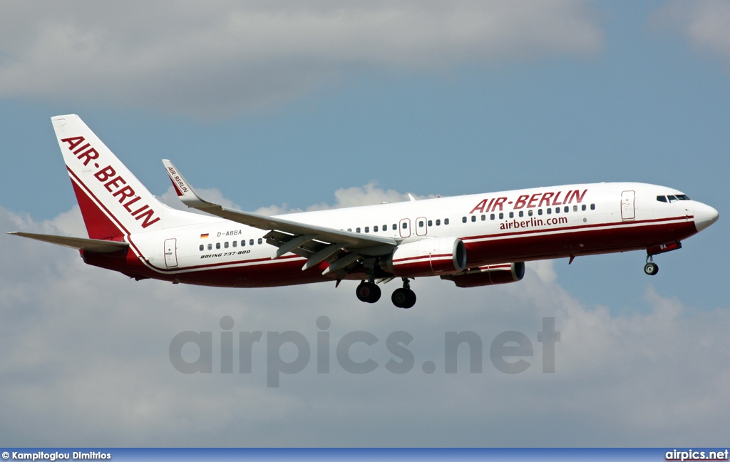 D-ABBA, Boeing 737-800, Air Berlin