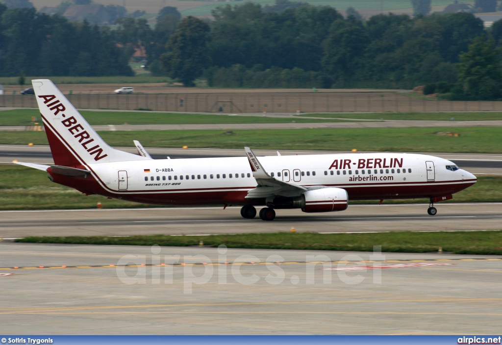 D-ABBA, Boeing 737-800, Air Berlin