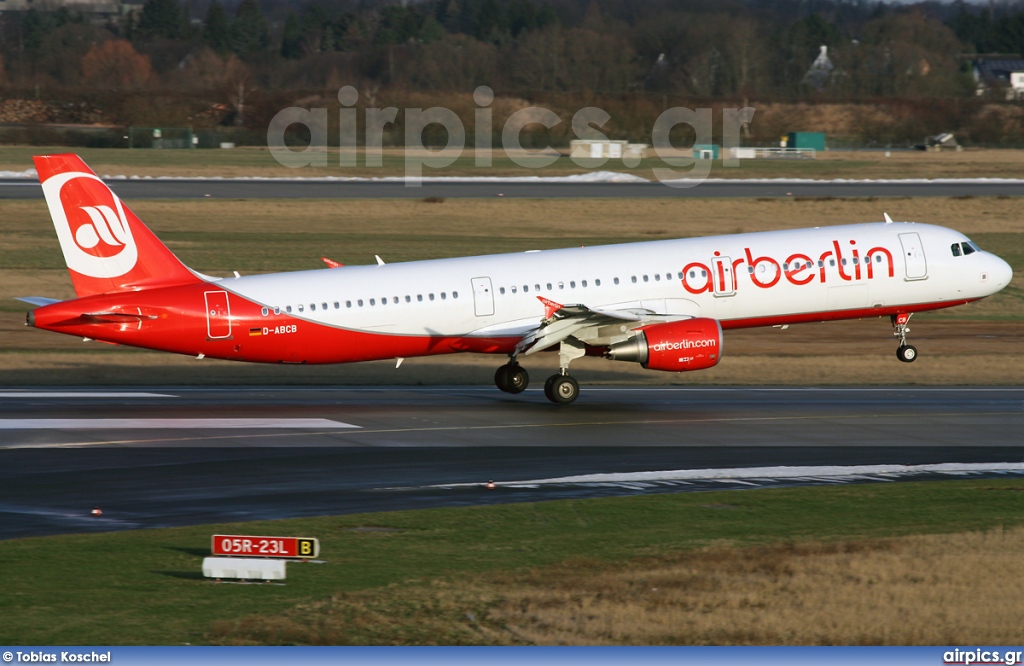 D-ABCB, Airbus A321-200, Air Berlin