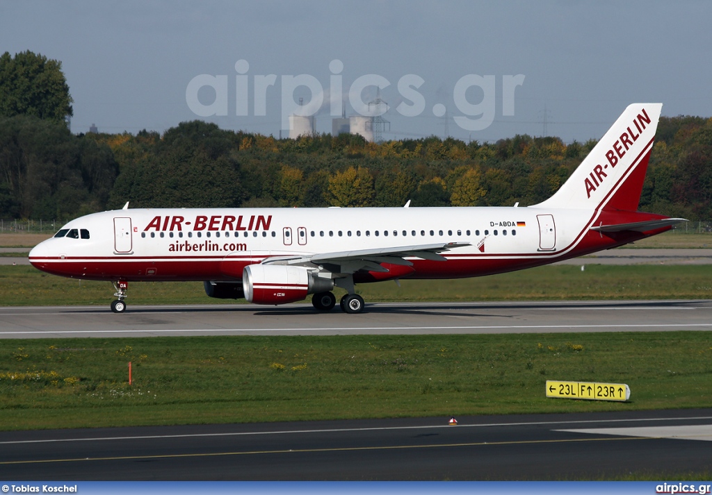 D-ABDA, Airbus A320-200, Air Berlin