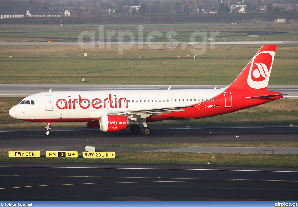 D-ABDC, Airbus A320-200, Air Berlin