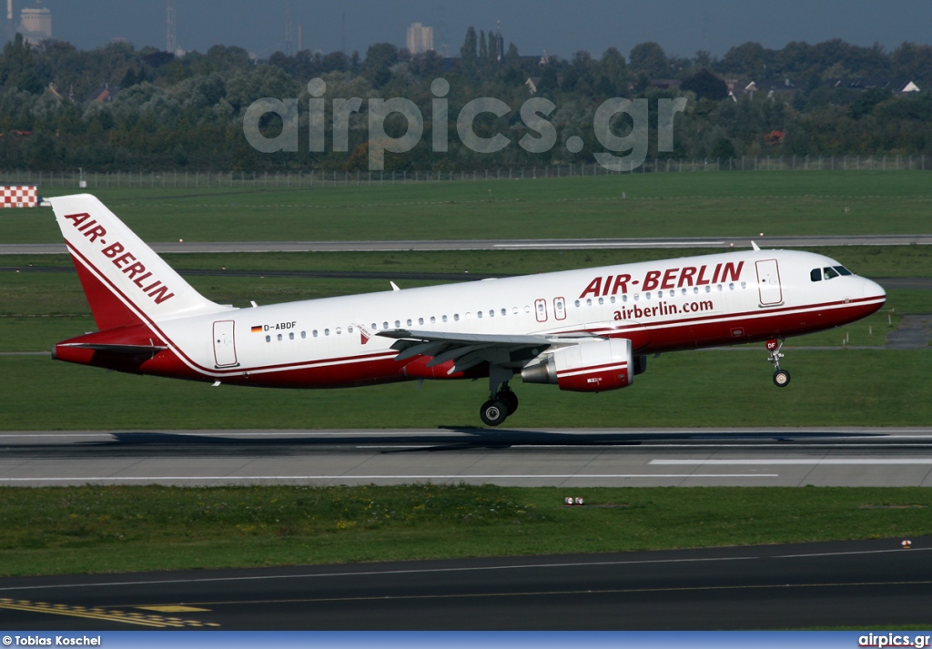 D-ABDF, Airbus A320-200, Air Berlin