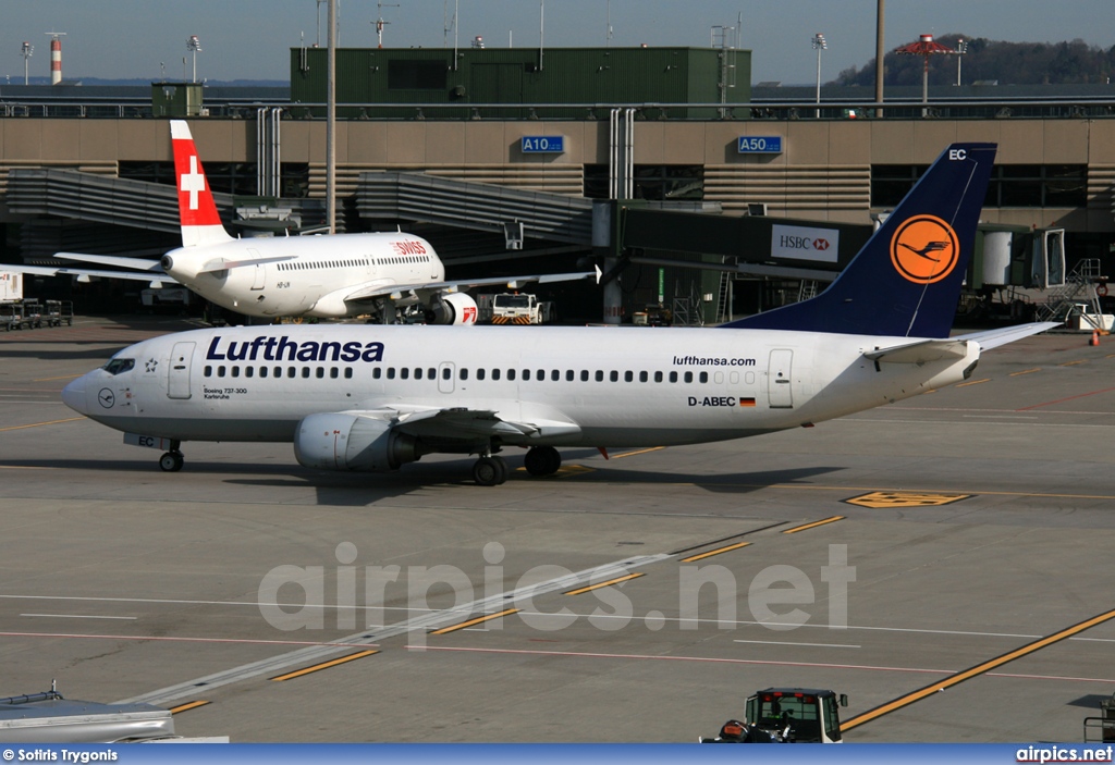 D-ABEC, Boeing 737-300, Lufthansa