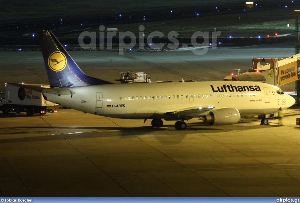 D-ABEK, Boeing 737-300, Lufthansa