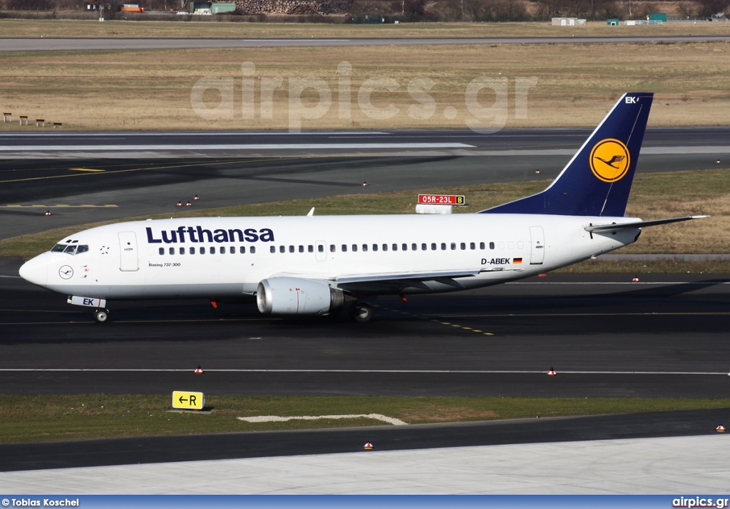 D-ABEK, Boeing 737-300, Lufthansa