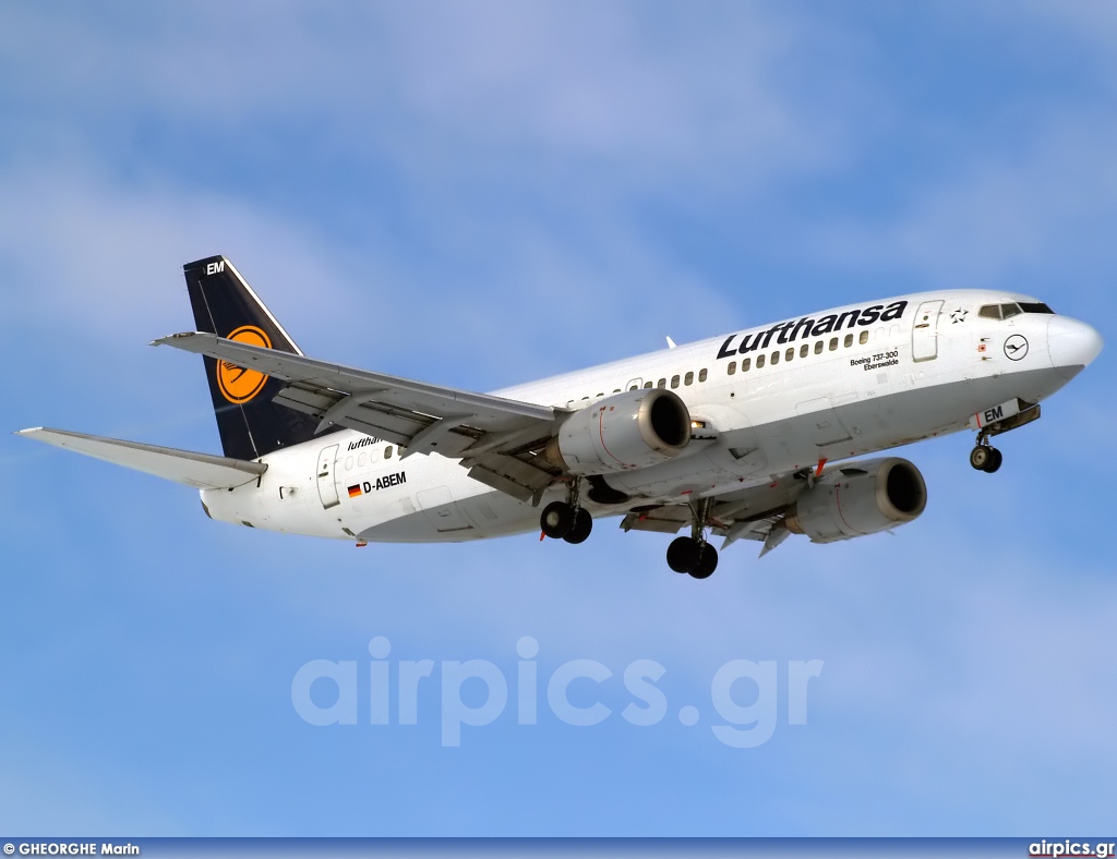 D-ABEM, Boeing 737-300, Lufthansa