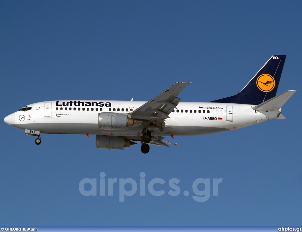 D-ABEO, Boeing 737-300, Lufthansa