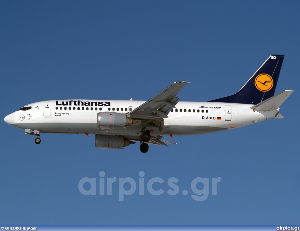 D-ABEO, Boeing 737-300, Lufthansa