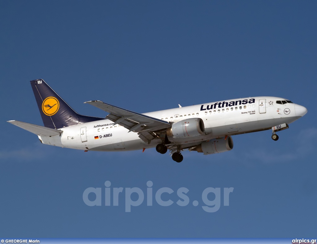 D-ABEU, Boeing 737-300, Lufthansa