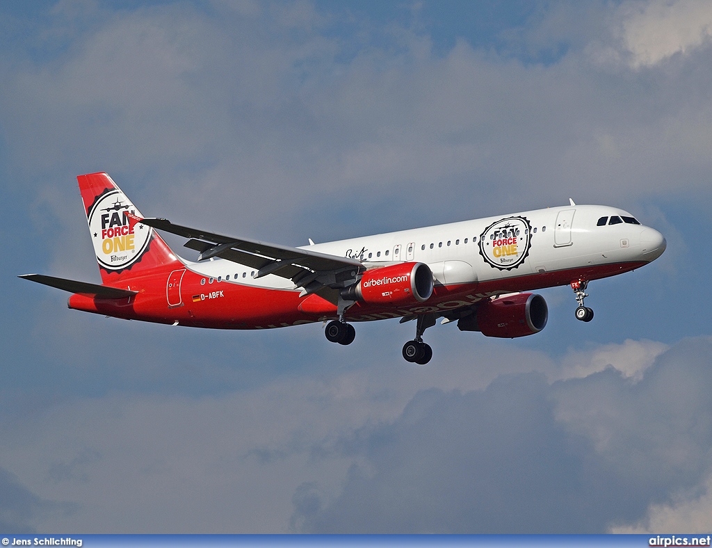 D-ABFK, Airbus A320-200, Air Berlin