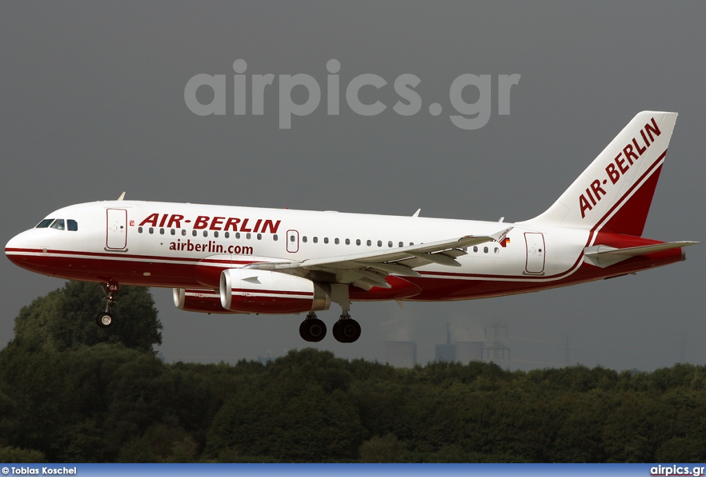 D-ABGA, Airbus A319-100, Air Berlin