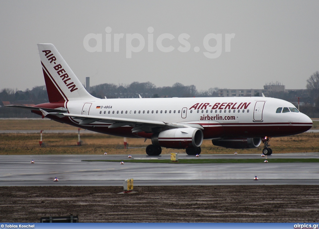 D-ABGA, Airbus A319-100, Air Berlin