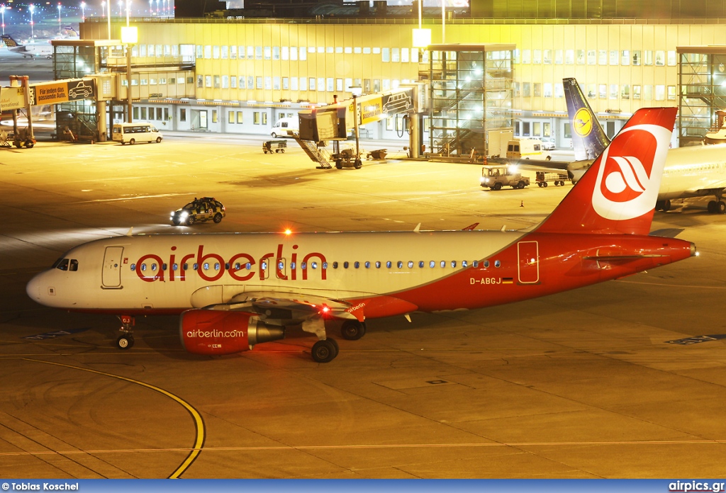 D-ABGJ, Airbus A319-100, Air Berlin