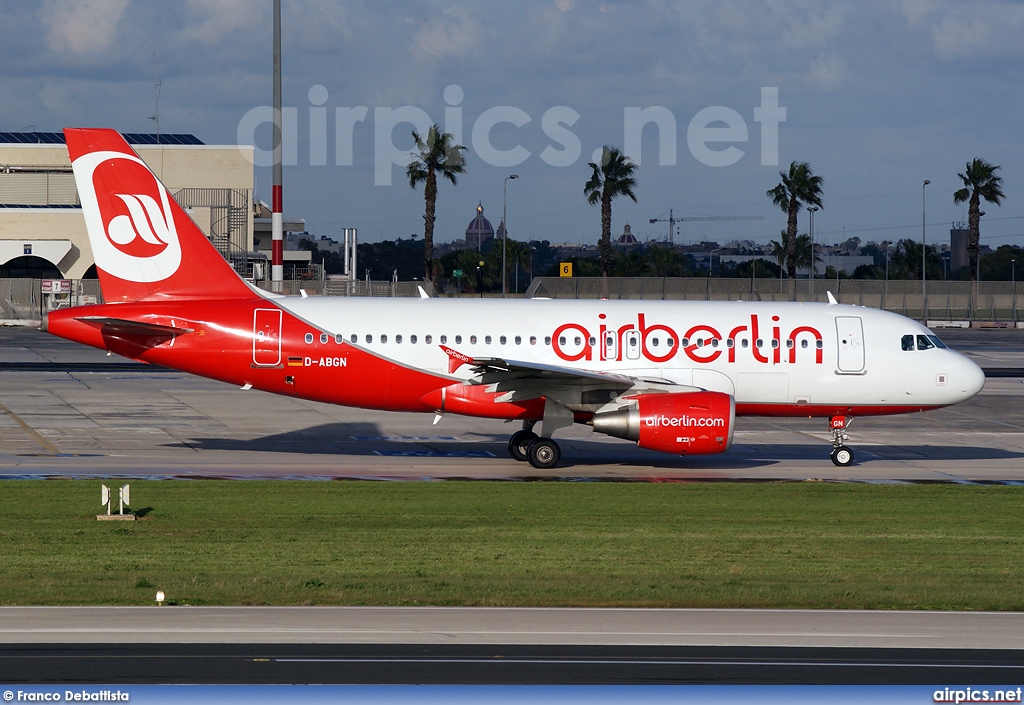 D-ABGN, Airbus A319-100, Air Berlin