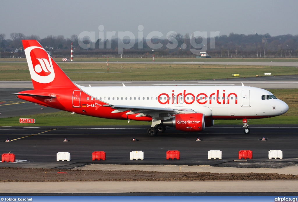 D-ABGR, Airbus A319-100, Air Berlin