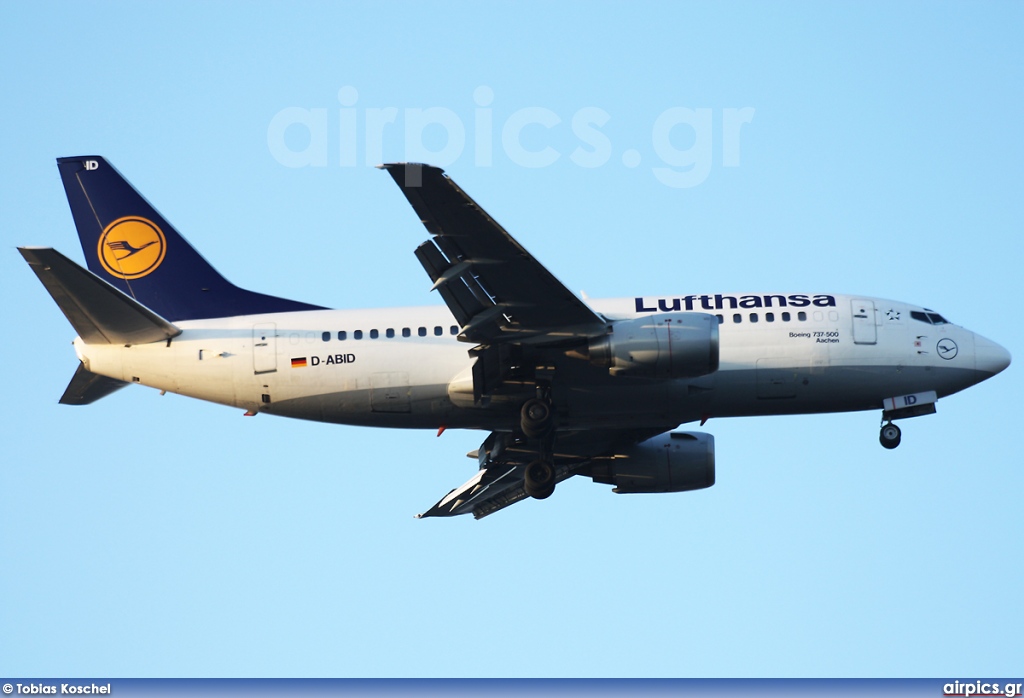 D-ABID, Boeing 737-500, Lufthansa