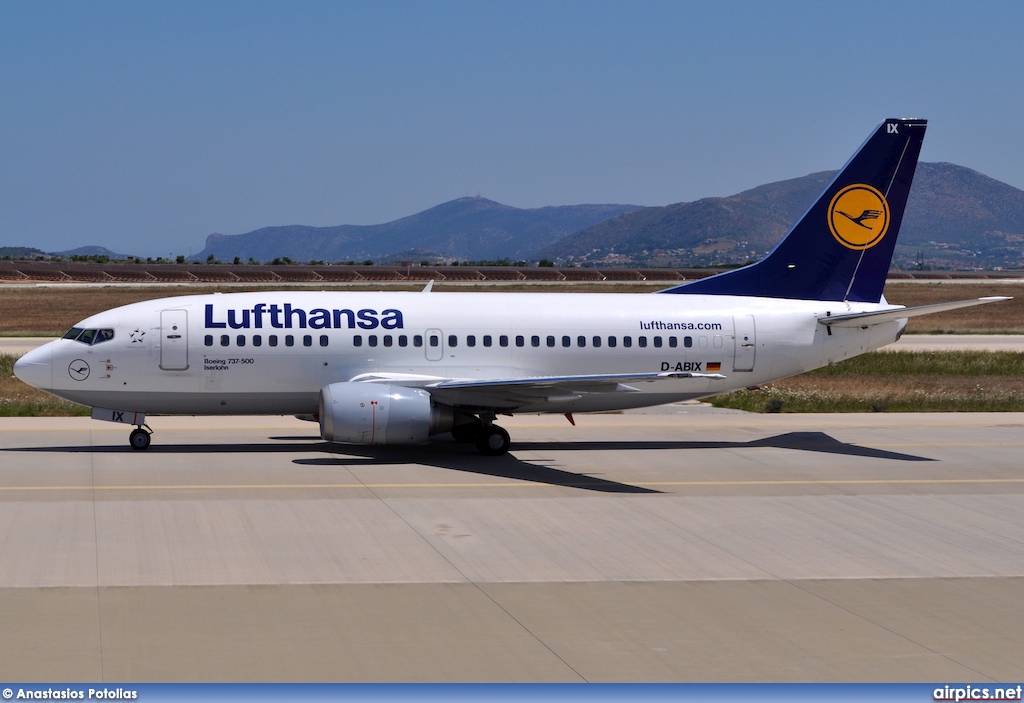 D-ABIX, Boeing 737-500, Lufthansa