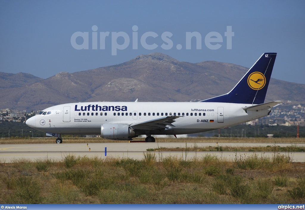 D-ABIZ, Boeing 737-500, Lufthansa