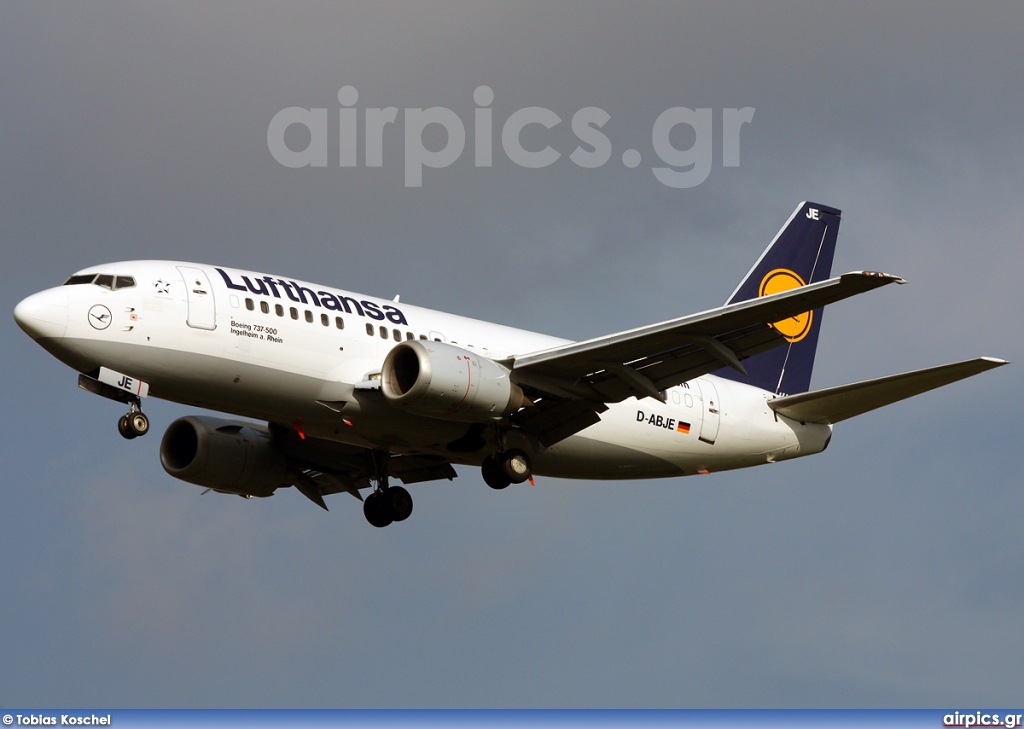 D-ABJE, Boeing 737-500, Lufthansa