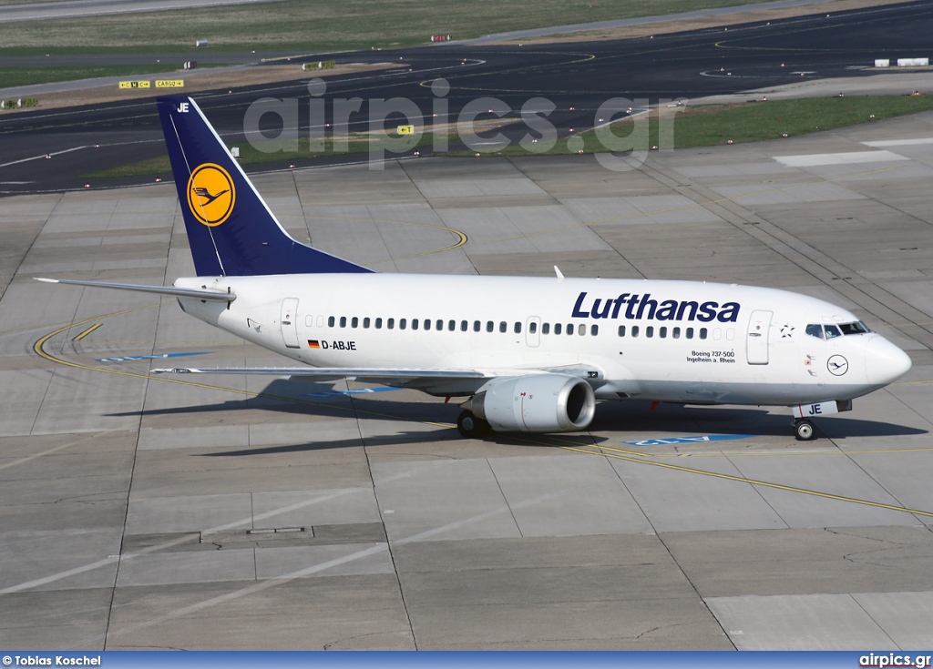 D-ABJE, Boeing 737-500, Lufthansa