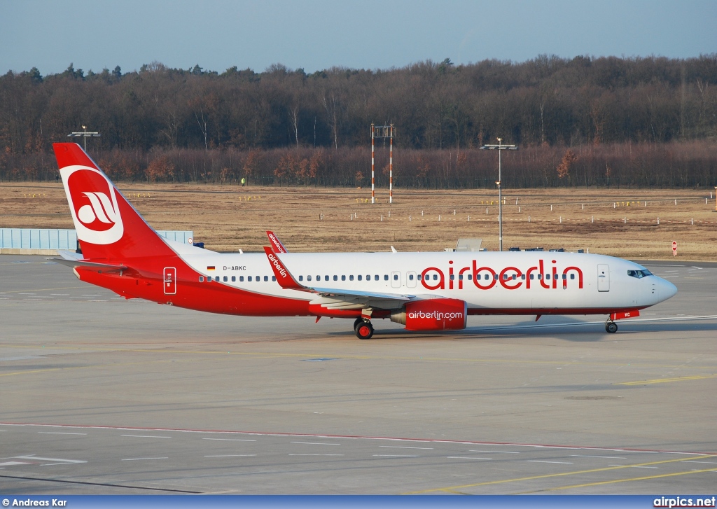 D-ABKC, Boeing 737-800, Air Berlin