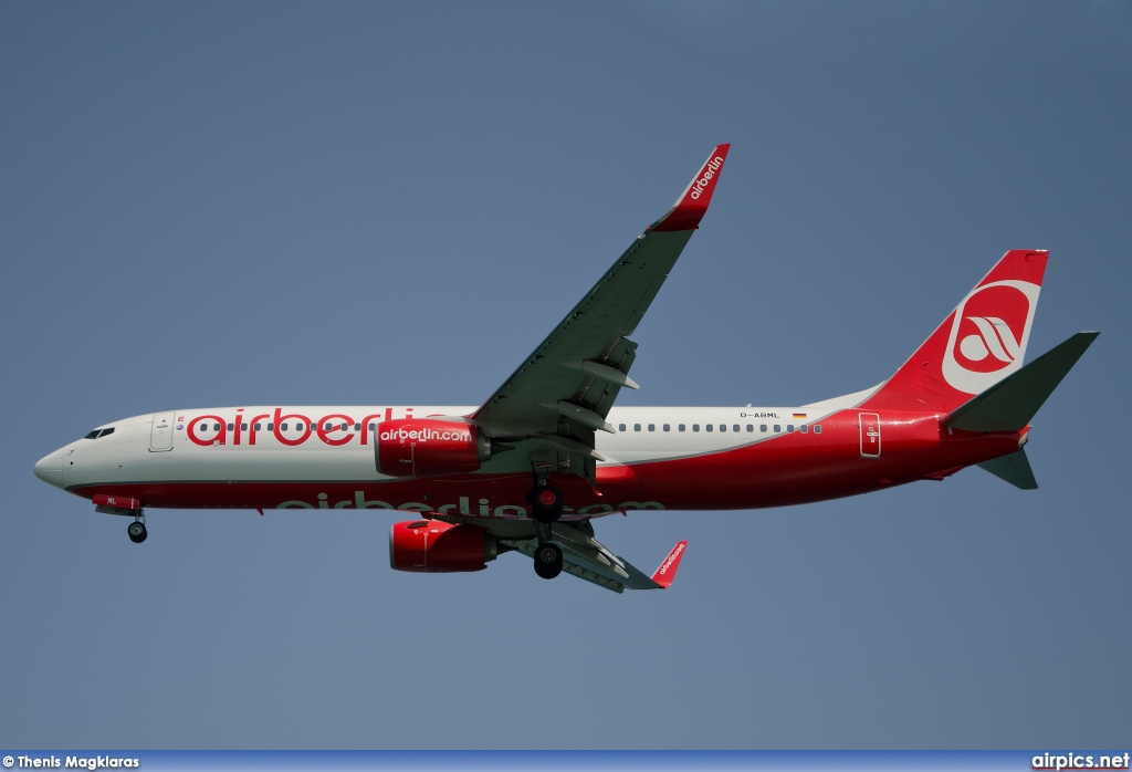 D-ABML, Boeing 737-800, Air Berlin