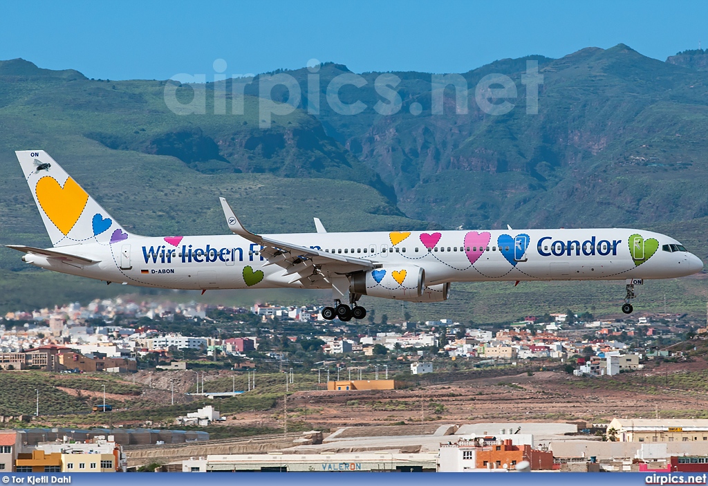 D-ABON, Boeing 757-300, Condor Airlines