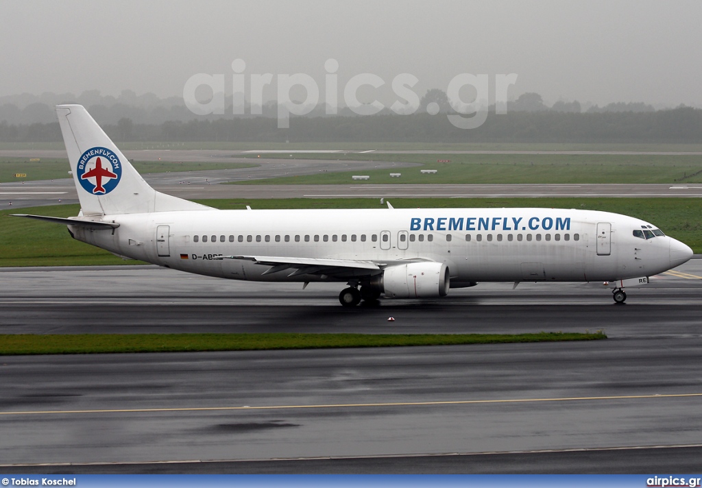 D-ABRE, Boeing 737-400, Bremenfly