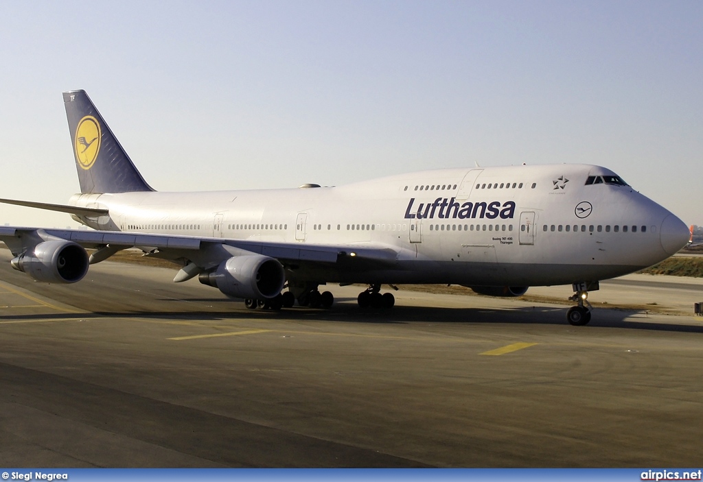 D-ABTF, Boeing 747-400M, Lufthansa