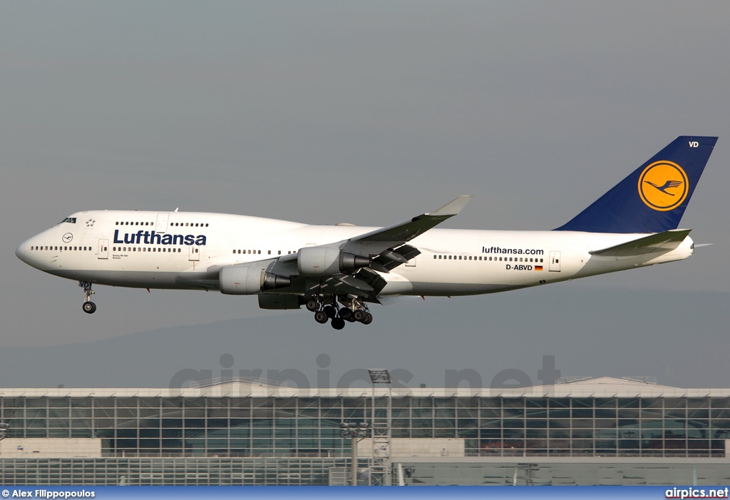 D-ABVD, Boeing 747-400, Lufthansa