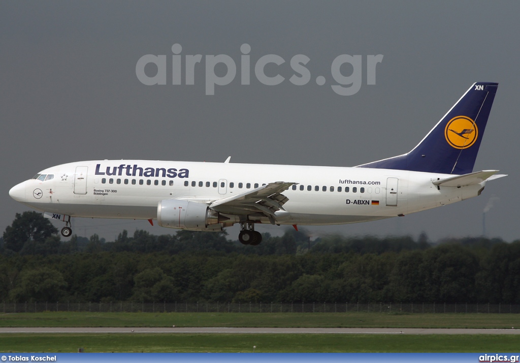 D-ABXN, Boeing 737-300, Lufthansa